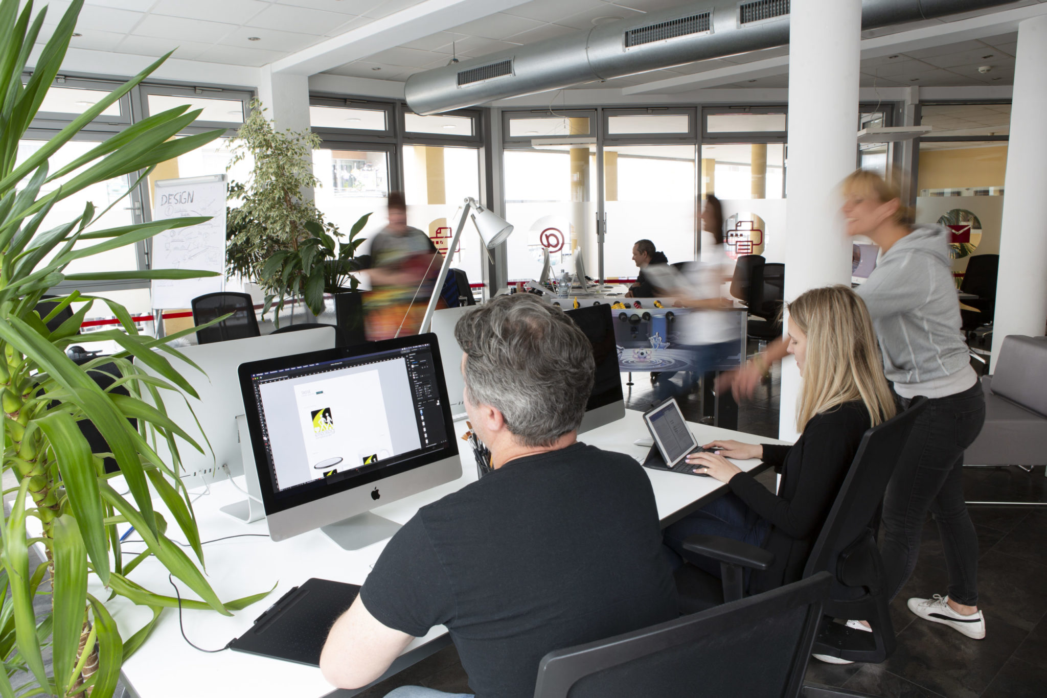 AlexOffice, die Designwerkstatt in Köln Innenansicht des AlexOffice in Köln