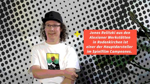 Wir sind Champions – der Film: Jonas Relitzki aus den Alexianer Werkstätten im Interview