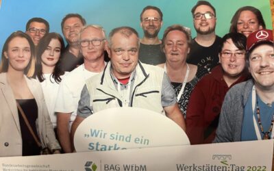 Werkstättentag 2022: Verbundteam vor Ort