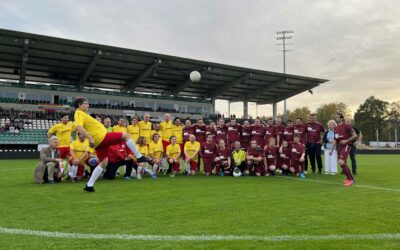 Heimspiel: Fußball-Freundschaftsspiel im Preußenstadion