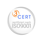 Grafik des Zertifikats der 3CERT GmbH